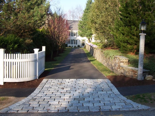 Driveway landscaping best sale